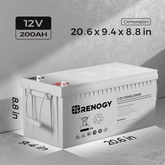 AGM 12V 200Ah Deep Cycle Battery